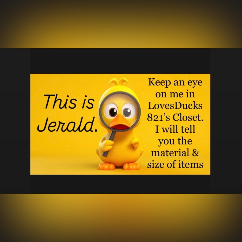 This is Jerald. (AD)